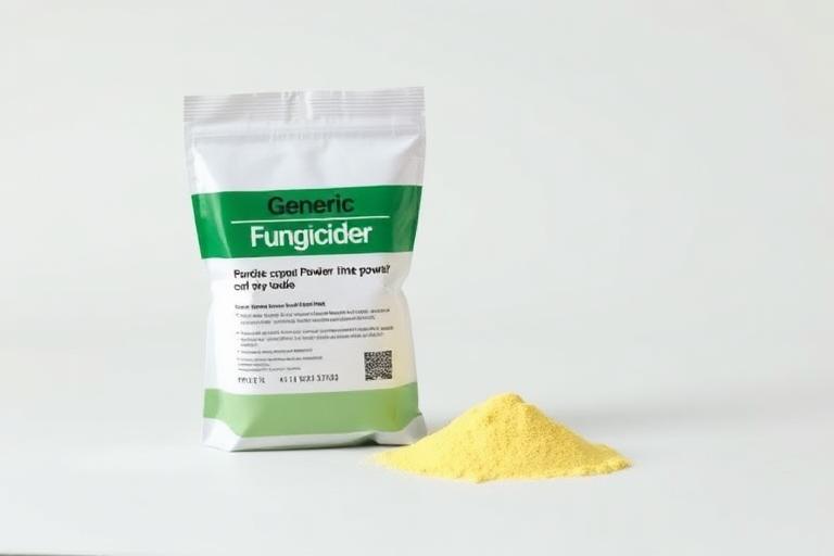 Chlorothalonil 75% WP — Contact fungicide wettable powder sachet with a measured pile of powder
